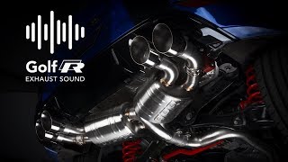 APR MK7 Golf R Catback Sound Demo [upl. by Lleihsad]