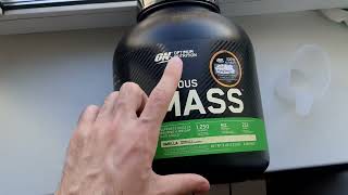 Обзор на Гейнер Optimum Nutrition Serious Mass и отзыв на это спортивное питание [upl. by Akenaj784]