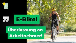 EBike amp Pedelec Steuerliche Überlassung und Behandlung  Steuerberater Roland Elias [upl. by Aleda]