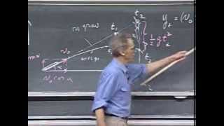 Lec 04 The Motion of Projectiles  801 Classical Mechanics Fall 1999 Walter Lewin [upl. by Florentia558]