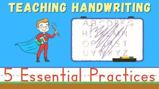 Handwriting for Kids 5 Essential Practices  Teaching Handwriting to Children [upl. by Codi]