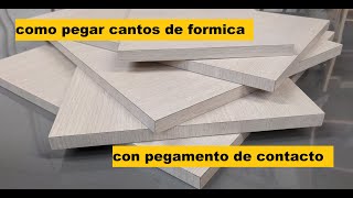 Curso completo Como cortar y pegar formica en las puertas de cocina [upl. by Lirpa]