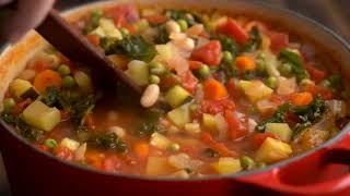 Italian Minestrone Soup Recipe [upl. by Nahtnoj]