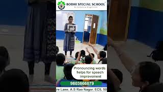 Pronunciation of words helps with speech rectification  Bodhi Special School [upl. by Eveiveneg]