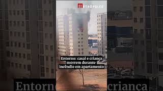 🚨 Incêndio em prédio residencial deixa três mortos em Valparaíso GO [upl. by Thurston]