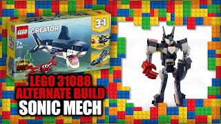 LEGO Creator 31088 Alternate Build  SONIC MECH [upl. by Yendirb]