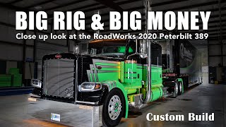 Peterbilt 389 totally wild custom build  over 300000 BUCKS [upl. by Eetnuahs]