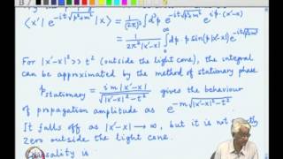 Mod03 Lec27 Relativistic case Particle and antiparticle contributions Feynman prescription [upl. by Silletram]