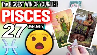 Pisces ♓ 𝐈𝐓’𝐒 𝐂𝐎𝐌𝐈𝐍𝐆❗🤩𝐓𝐡𝐞 𝐁𝐈𝐆𝐆𝐄𝐒𝐓 𝐖𝐈𝐍 𝐎𝐟 𝐘𝐨𝐮𝐫 𝐋𝐢𝐟𝐞❗💸 horoscope for today JANUARY 27 2024 ♓ tarot [upl. by Roti]