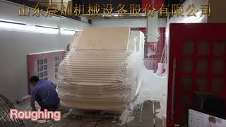 Car Model Polyurethane Foam Processing 5 Axis CNC Router 5axiscncrouter carmodel foamprocessing [upl. by Rochkind952]