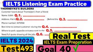 IELTS Listening Practice Test 2024 with Answers Real Exam  493 [upl. by Maddi]