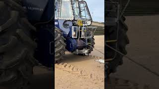 Redcar tractor training How satisfying at the end rnli [upl. by Pillihpnhoj]