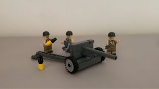 Lego M3 gun 37mm showcase and review [upl. by Scheer]