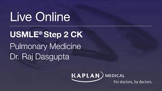 Step 2 CK Live Online Pulmonary Medicine [upl. by Nivle]