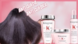 Kerastase GENESIS  Testei a linha ANTI QUEDA E ANTI QUEBRA da KERASTASE [upl. by Neelyad]