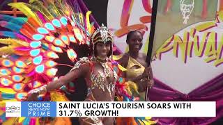 SAINT LUCIA’S TOURISM SOARS WITH 317 GROWTH [upl. by Puduns]