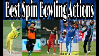 Top 10 Spin Bowlers  Wickets and Their Bowling Action [upl. by Dania331]