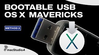 Bootable USB Mac Mavericks METHOD 2 [upl. by Dawn]