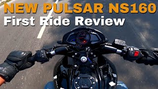 New 2023 Bajaj Pulsar NS160 BS7 First Ride Review 🔥🔥🔥 [upl. by Locin]