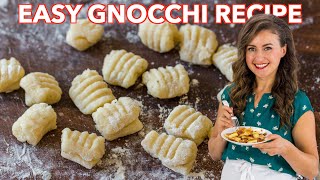 Easy Potato Gnocchi Recipe [upl. by Anaihs]