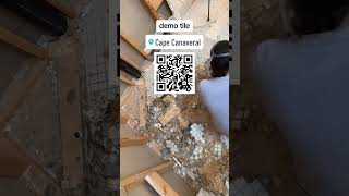 quotBathroom Shower Tile Floor Demolition StepbyStep Guidequot [upl. by Dorwin]