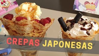 Como hacer Crepas Japonesas 🍡 🥞 [upl. by Parik792]