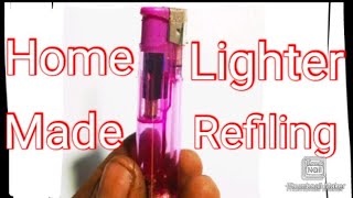 how to refill a lighter at home homemade lighter refilling [upl. by Takashi]