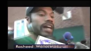 Rasheed Wallace We will Win Game 2 [upl. by Gut]