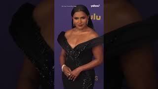 Mindy Kaling attends 2024 Emmys  shorts yahooaustralia [upl. by Audi]