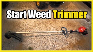 How to Cold Start Echo Weed Trimmer amp Fuel Mixture Easy Method [upl. by Annel]