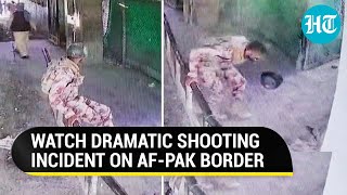 Pak Soldier Runs For Life As Taliban Fighter Stuns Him With Surprise Firing On Afghan Border  Watch [upl. by Valeda]