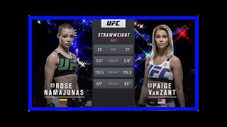 Rose Namajunas vs Paige VanZant from UFC Fight Night Vegas LIVE on FN – Full Fight [upl. by Rovaert]