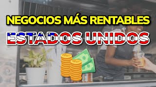 🤑 Descubre los Negocios Más Rentables en Estados Unidos 2024 [upl. by Natanoy]