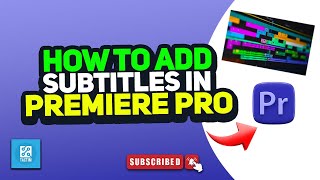 How to add subtitles in premiere pro 2024 [upl. by Ofilia]