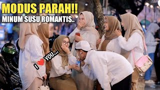 VIRAL MINUM SUSU ROMANTIS CEWEK CANTIK GAK DI KENAL [upl. by Lleinnad]