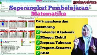 CARA MEMBACA DAN MERANCANG KALENDER AKADEMIK MINGGU EFEKTIFPROTAPROMEKKM [upl. by Eanrahc531]