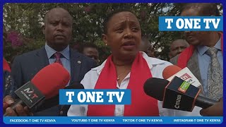 SABINA CHEGE NEARLY CRIES AFTER THE FAILED COUP AT JUBILEE HEADQUARTERS [upl. by Yelrah884]