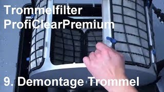 Trommelfilter Oase ProfiClear Premium  Filtertechnik Seminar Video 9  Demontage der Trommel [upl. by Yerocaj]