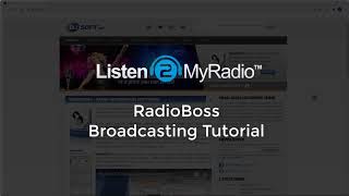 Listen2Myradio RadioBoss Streaming Software Tutorial [upl. by Theresita380]