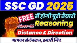 31 SSC GD 2025  Reasoning  Distance And Direction दिशा  दूरी Part 02  Sudheer Sir  Study91 [upl. by Llertnad]