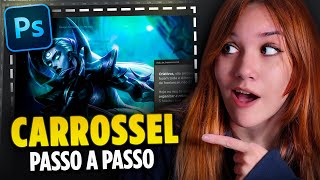 47 Minutos para Criar CARROSSÉIS de Instagram como um PRO  Passo a Passo Photoshop [upl. by Ekaj]