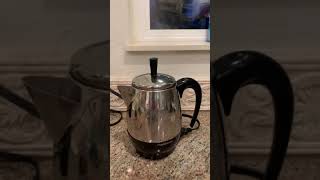 Farberware 2 4 Cup Electric Percolator coffee maker Stainless Steel [upl. by Chet]