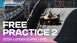 2024 Hankook London EPrix Round 15  Free Practice 2 [upl. by Ynitsed505]