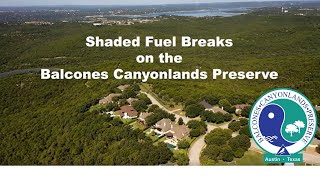 Shaded Fuel Breaks on the Balcones Canyonlands Preserve [upl. by Odnalor165]