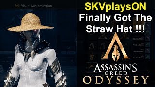 Assassins Creed Odyssey  How To Get The Straw Hat Might be outdated method Check Date of Upload [upl. by Kisung226]