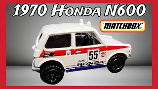 1970 Honda N600 Off Road a delightful miniature Matchbox Diecast toy car [upl. by Durston]