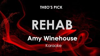 Rehab  Amy Winehouse karaoke [upl. by Baumann859]