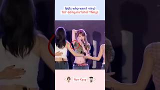 Idols who went viral for doing natural things kpop shorts [upl. by Osy]