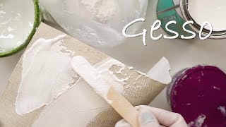 Cómo hacer GESSO  Qué es el gesso [upl. by Wilinski]