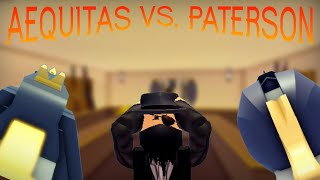 AEQUITAS vs PATERSON NAVY Roblox Wild West [upl. by Mushro199]